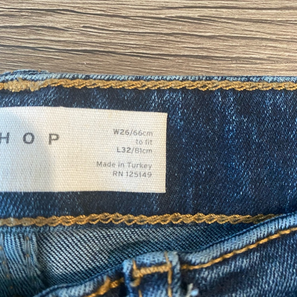 TOPSHOP Jamie Jeans Ankle Indigo Size 26 - NEW - Picture 9 of 9